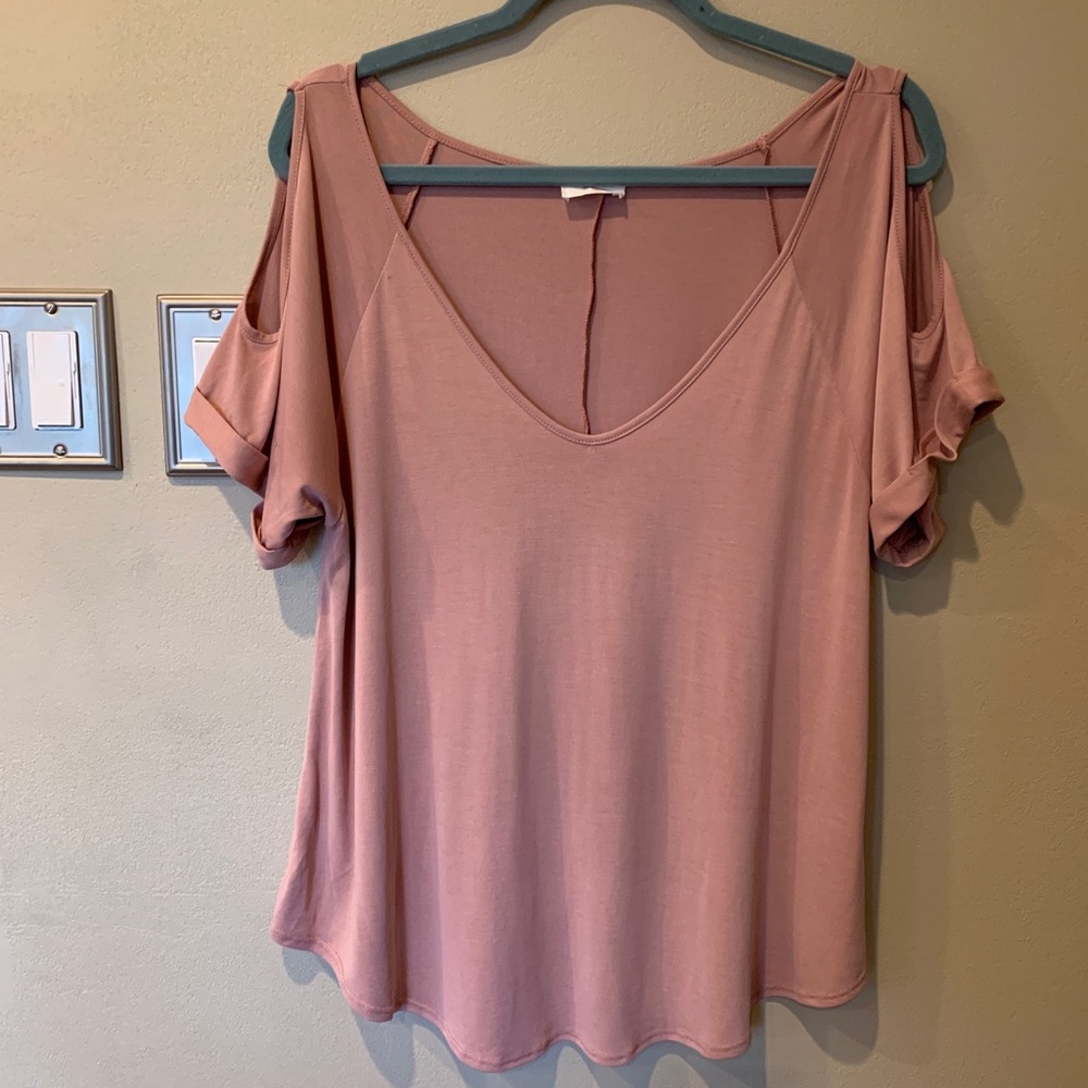 Cold shoulder blouse